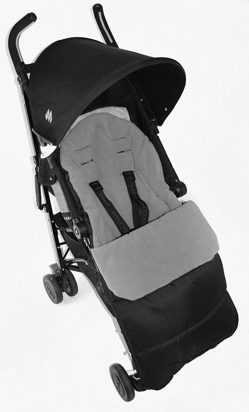 Voetenzak Kinderwagen - Looppakken Kinderwagen - Warm Houden - Afneembare Voetenzak - 50x40x6 cm - Grijs