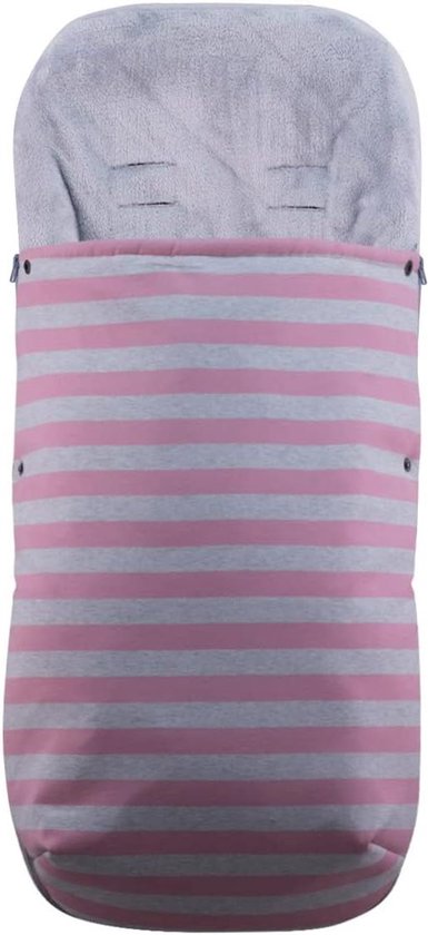 Voetenzak Kinderwagen - Slaapzak Buggy - Comfortabel Wandelen - Waterdichte Buitenkant - 98 x 43 cm - Roze