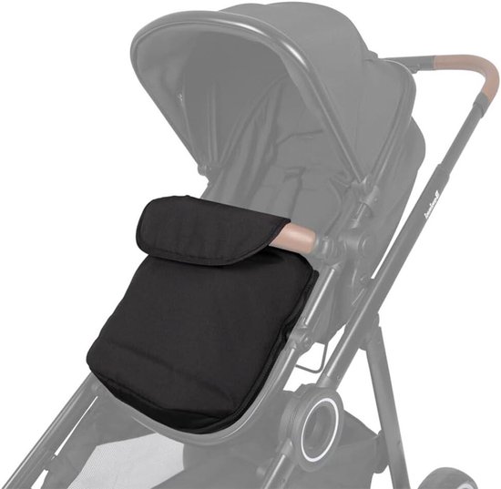Voetenzak Kinderwagen - Slaapzak Kinderzitje - Baby Warm Houden - Speciaal Gemaakt - 45 x 43 x 8 cm - Zwart