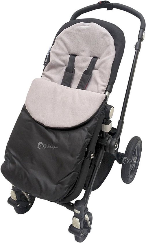 Voetenzak Kinderwagen - Toes Bag - Comfortabel Reizen - Universeel Ontwerp - 48 x 40 cm - Grijs