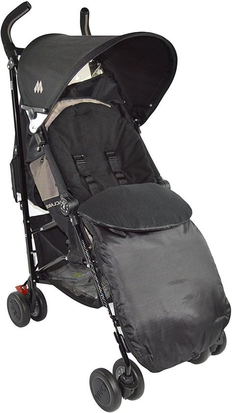 Voetenzak Kinderwagen - Wandelwagenzak Dekje - Baby Warm Houden - Wind Regenbestendig - 39 x 10 x 88 cm - Zwart