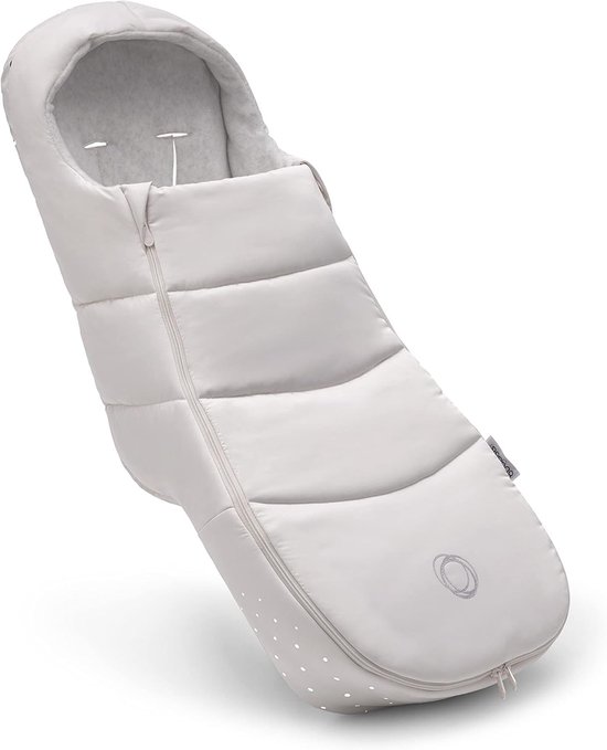 Voetenzak Kinderwagen - Warm Baby Accessoire - Alle Seizoenen Gebruik - Waterafstotend Ademend - 97 x 47 cm - Misty White