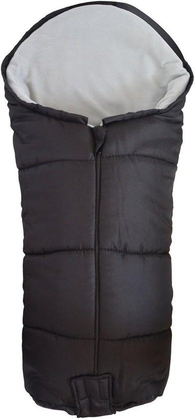 Voetenzak Kinderwagen - Warmtezak Baby - Comfortabel Reizen - Zachte Fleece Voering - 379 x 30 x 163 cm - Grijs