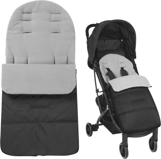 Voetenzak kinderwagen winter | Water- en winddichte voetenzak voor baby's 0-36 maanden | Universele wintertas met dubbele ritssluiting