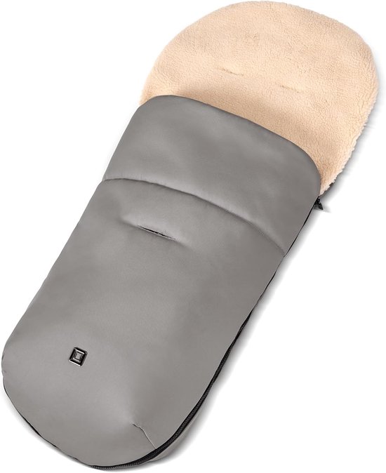 Voetenzak met teddybont - Verwijderbare voering - Comfortabel en warm - Ideaal voor onderweg - ShopVlot