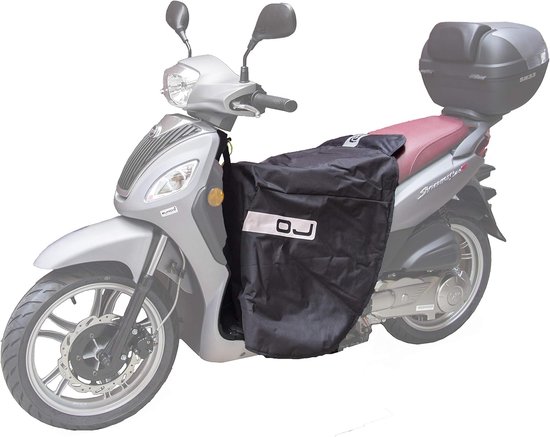 Voetenzak scooter universeel - gecoat polyester - snelle bevestiging - bescherming tegen kou