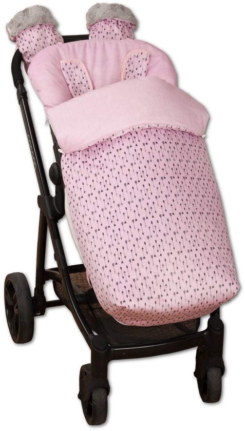 Voetenzak, uniseks, roze