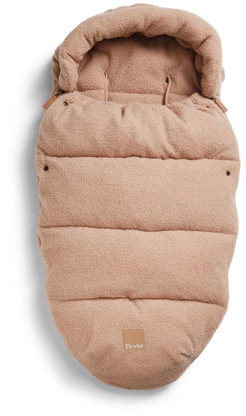 Voetenzak Universeel Geschikt voor Buggys, Kinderwagens en Kinderwagens - Roze Bouclé