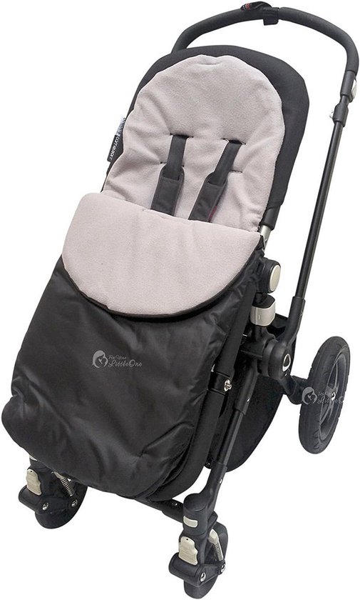 Voetenzak voor Babybuggy en Kinderwagen - Warm en Comfortabel - Universele Pasvorm - Grijs van Merkloos