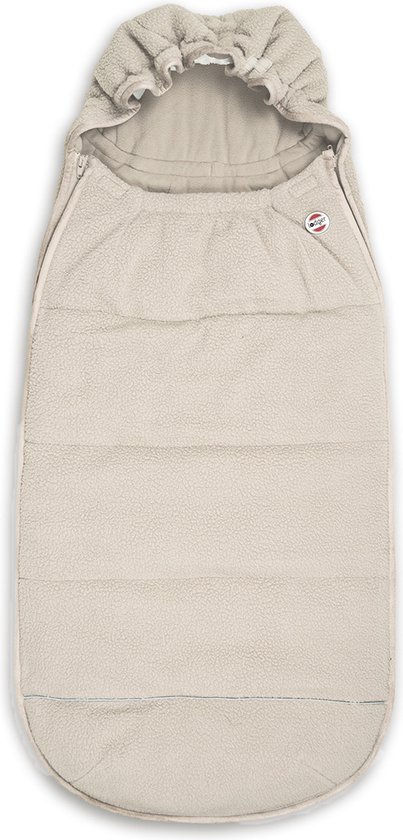 Voetenzak voor in Maxi Cosi - Teddy fleece - Creme - Ook in buggy van Dooky