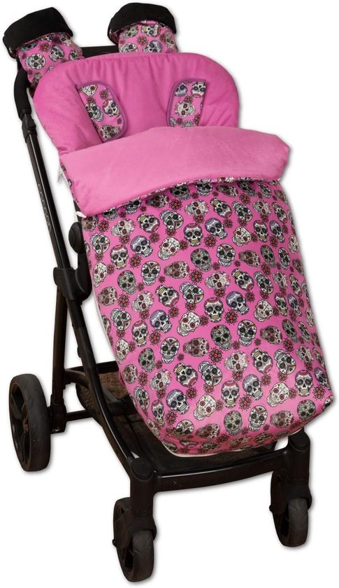 Voetenzak voor kinderen en volwassenen met leuk ontwerp, fuchsia