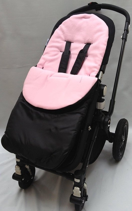 Voetenzak voor kinderwagen - Babydeken - Warmte voor buiten - Uitritsbare stoelvoering - 39 x 88 cm - Roze