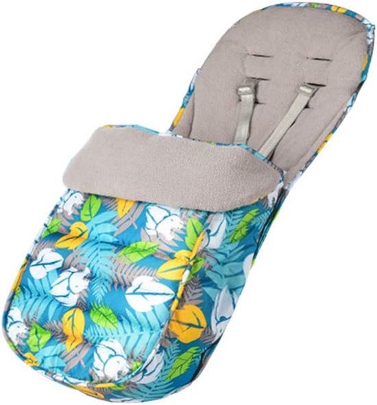 Voetenzak voor Kinderwagen Waterdicht en Winddicht - Comfortabele en Stijlvolle Fleece Voetenzak voor Babykinderwagens van Merkloos