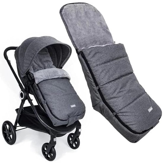 Voetenzak voor Kinderwagen - Winter Warm Waterdicht en Winddicht Koraal Fleece Gevoerd