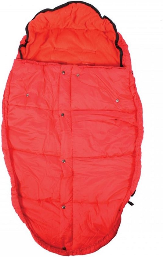 Voetenzak Wandelwagen Universeel - Warm Fleece Voering - Chilirood