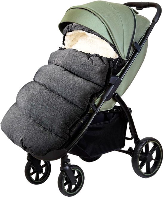 Voetenzak Winter - Universele Voetenzak - Extra Grote Stroller Footmuff - Dubbel Gelaagd - Ademend - Waterdichte Stof - 100 cm x 50 cm - Kinderwagenzak