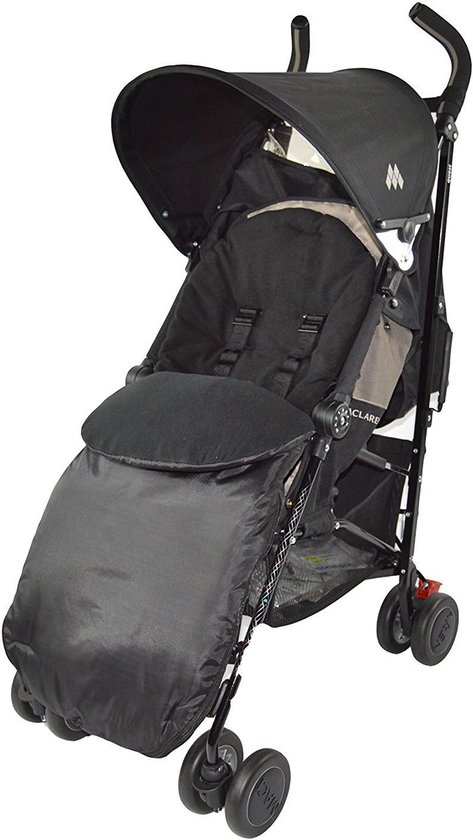 Voetenzak/Cosy Toes, compatibel met Maclaren, zwart