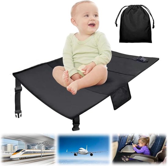 Voetsteun kinderen - draagbare vliegtuig verlenging van stoel - hangmat voetensteun - reizen vliegtuig accessoires - licht en gemakkelijk van Benewe