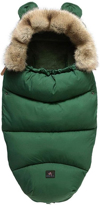 Voetzakken Kinderwagen - Baby Slaapzak - Winter Warm Houden - Waterdicht Winddicht - 100 x 48 cm - Groen
