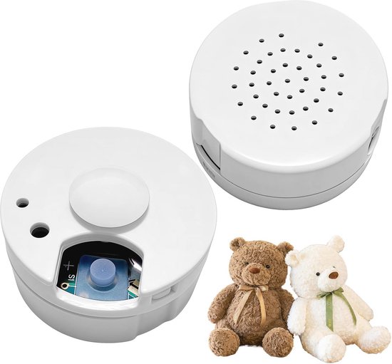 Voicerecorder voor knuffeldieren - 60 seconden opname van Merkloos