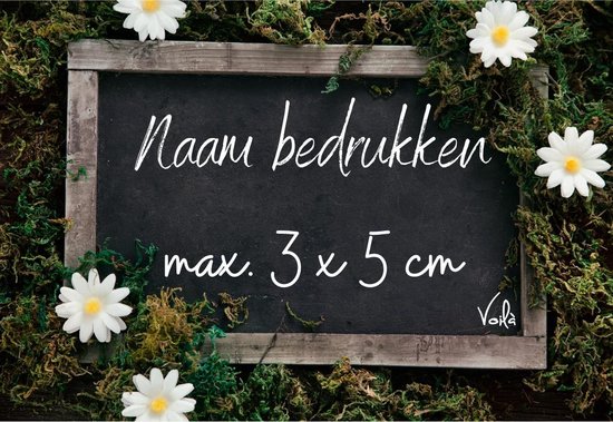 Voilà - Bedrukken met naam max. 3x5 cm van Voilà
