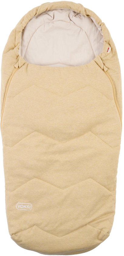 Voksi Zomervoetenzak Breeze Light - Voetenzak - Voetenzak buggy - Voetenzak autostoeltje - Zomervoetenzak buggy - Kind Yellow solid van Merkloos