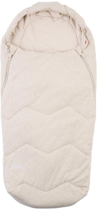 Voksi Zomervoetenzak Breeze - Voetenzak - Voetenzak buggy - Voetenzak autostoeltje - Zomervoetenzak buggy - Light Sand -Licht Beige solid van Merkloos