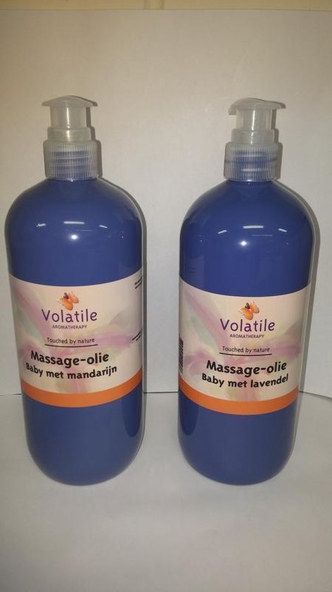 Volatile Massageolie baby lavendel 1 Liter van Volatile
