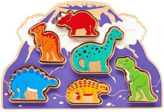 Vormenpuzzel - Dinosauri‘rs (6) van Jumbo