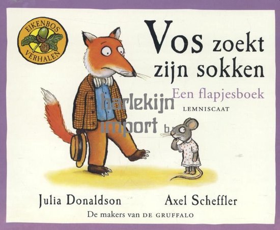 Vos zoekt zijn sokken van Lilliputiens