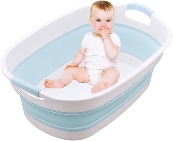 Vouwbaar peuterbad - Draagbaar babybad - Veilig badderen - Ruimtebesparend ontwerp - 6 cm dik - Meerkleurig