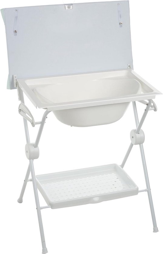 Vouwbadje voor Baby - Opvouwbare Badkuip met Veiligheidsfunctie 85 x 63 x 96 cm van Merkloos