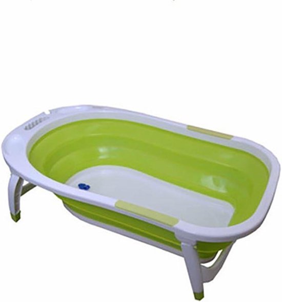 Vouwbare Badkuip - Draagbaar Babybad - Baby Verzorging - Ruimtebesparend Opvouwbaar - 6500 Gram - Groen/Blauw/Roze