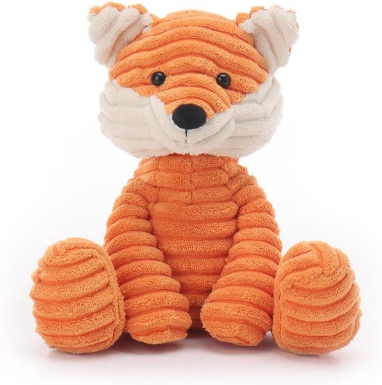 Vriendschappelijk Corduroy Vos Pluche Speelgoed - Zacht en Knuffelbaar - 22cm Voor Kinderen
