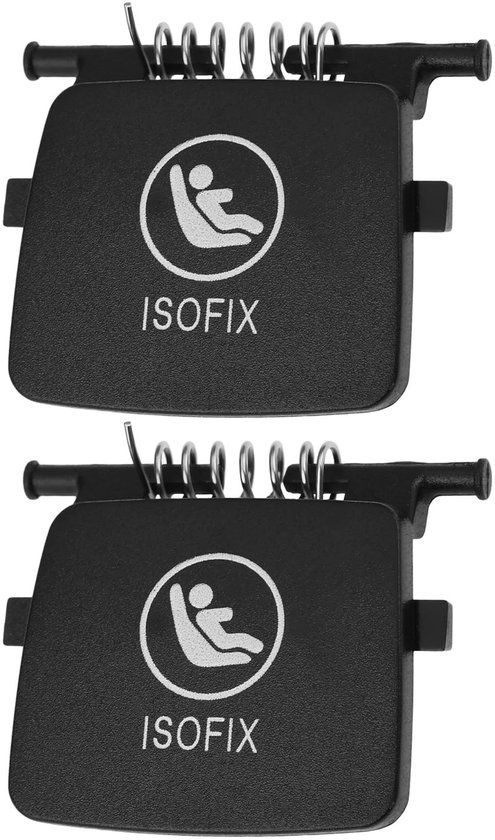 VT Goods - Isofix Cover Panel - 2 Stuks - Voor Achterzit - Geschikt voor BMW X3 X4 G01 G02 - 2018 tot 2021 van Merkloos