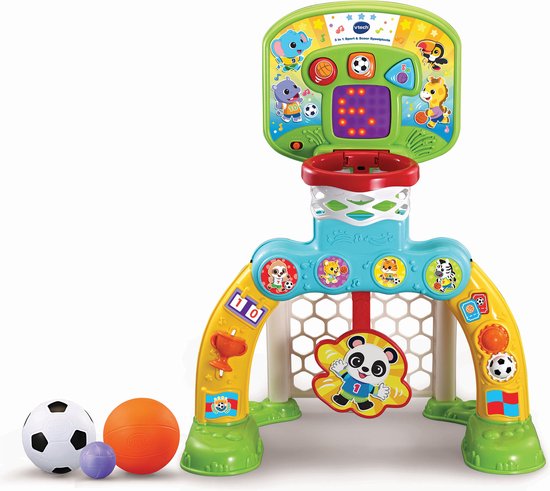 VTech 3-in-1 Sport & Scoor Speelplaats - Educatief Speelgoed - Sport- en Speelplezier - Kinderspeelgoed - Cadeau - Speelgoed 1 Jaar tot 3 Jaar van Vtech