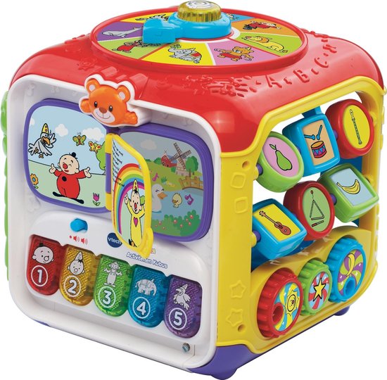VTech Baby Bumba Activiteitenkubus - Educatief Babyspeelgoed - Liedjes en Vormen - Van 9 tot 36 Maanden van Vtech