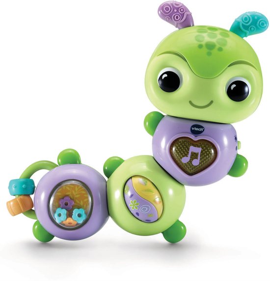 VTech Baby Dierenvriendjes Draai & Wiebel Rupsje - Interactieve Activity Center - Educatief Babyspeelgoed - Cadeau - Speelgoed 6 Maanden tot 2 Jaar van VTech
