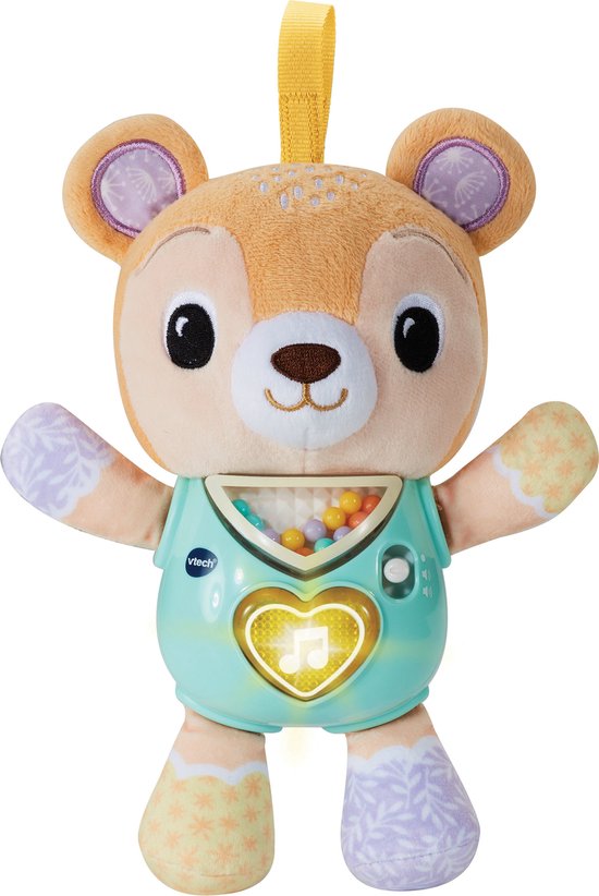 Vtech Baby Knuffel En Speel Beertje - Interactief & Educatief Speelgoed - Speelgoed Beertje - Ontdek Zinnetjes, Geluiden en Liedjes - Vanaf 3 tot 36 maanden van VTech