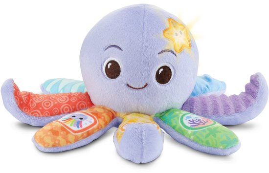 VTech Baby Knuffel & Speel Octopus - Interactieve Knuffel - Inclusief 15 Melodietjes en 3 Gezongen Liedjes - Vanaf 3 Maanden van Vtech