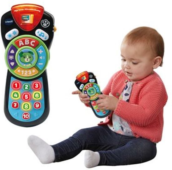 VTech Baby Mijn Eerste Afstandsbediening - Educatief Babyspeelgoed - Cijfers en Letters - Cadeau - Van 9 tot 36 Maanden van VTech