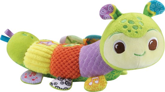 Vtech Baby Ontdek & Leer Knuffelrups - Interactief & Educatief Speelgoed - Speelgoed Rups - Ontdek Zinnetjes, Geluiden en Liedjes - Vanaf 3 tot 36 maanden van VTech