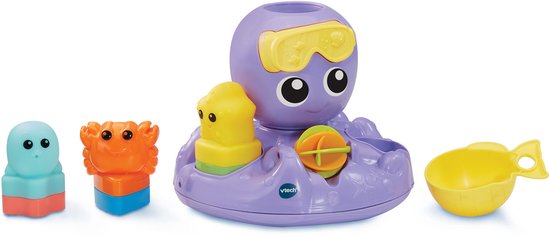 VTech Baby Spetter & Draai Octopus - Interactief Speelgoed - Badspeelgoed - Speelgoed 1 tot 5 jaar van Vtech
