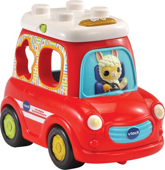 VTech Baby Vrolijke Vormenauto - Educatieve Speelgoed Auto - Activity Center - 1 tot 3 Jaar van VTech