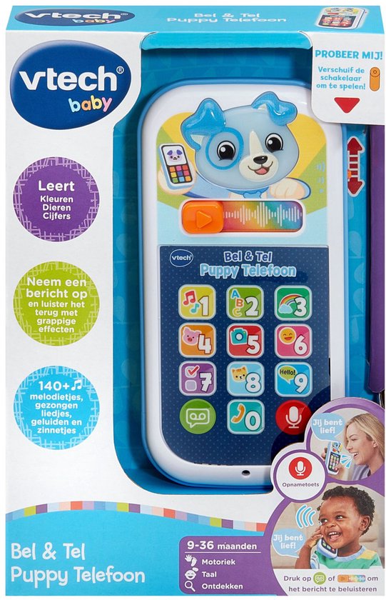 VTech - Bel & Leer Puppytelefoon
