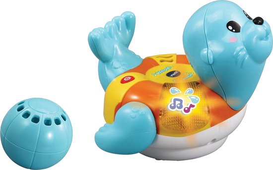 VTech Blub Blub Waterpret Zeeleeuw - Badspeeltjes - Badspeelgoed Baby - Vrolijke Zinnetjes en Melodietjes - 1 tot 3 Jaar van VTech