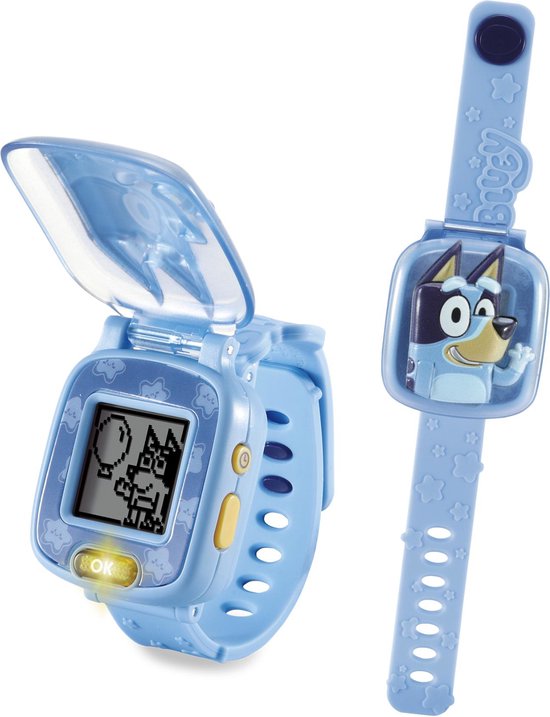VTech Bluey Learning Watch - Orginele Stemmen van Bluey & Bingo - Educatief Speelgoed - Speel Spelletjes - Leer Klokkijken - Vanaf 3 tot 7 Jaar van VTech