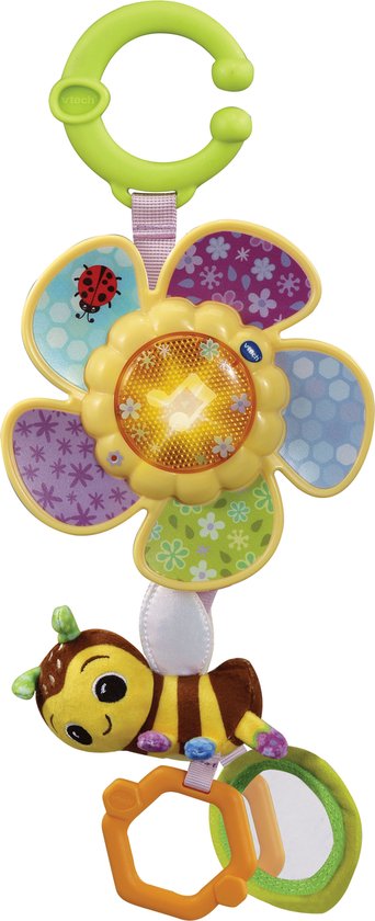 VTech Dierenvriendjes Speel met mij Bij - Interactieve Speelgoed Hanger - Kinderwagen Speelgoed - 3 tot 24 Maanden van VTech