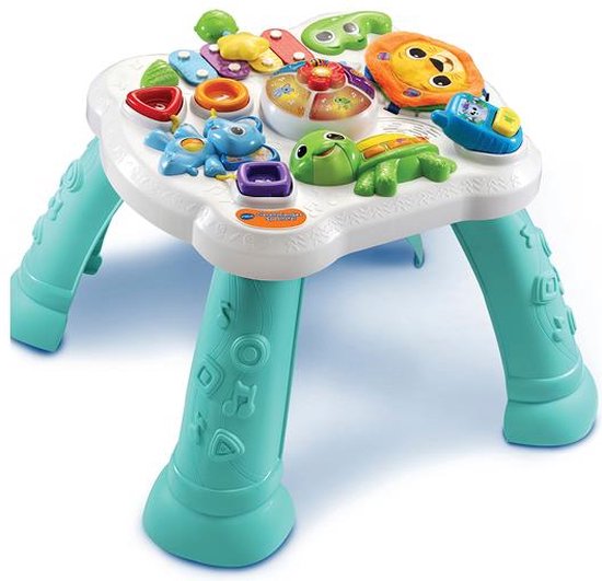 VTech Dierenvriendjes Speeltafel - Interactief Speelgoed - Cijfers, Kleuren en Vormen - Van 9 tot 36 Maanden van Vtech