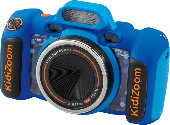 VTech KidiZoom Duo FX Kindercamera - Interactief Speelgoed - Foto's en Video's Maken - Speelgoed vanaf 4 Jaar - Blauw van Merkloos